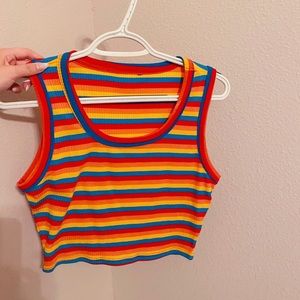 bright summer tank top